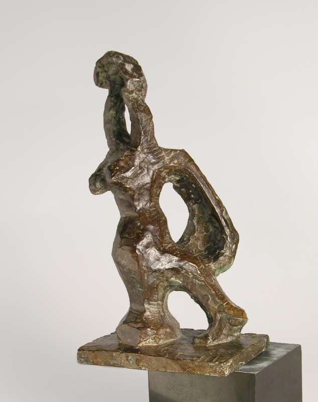 Woman Leaning on a Column: Maquette No. 2